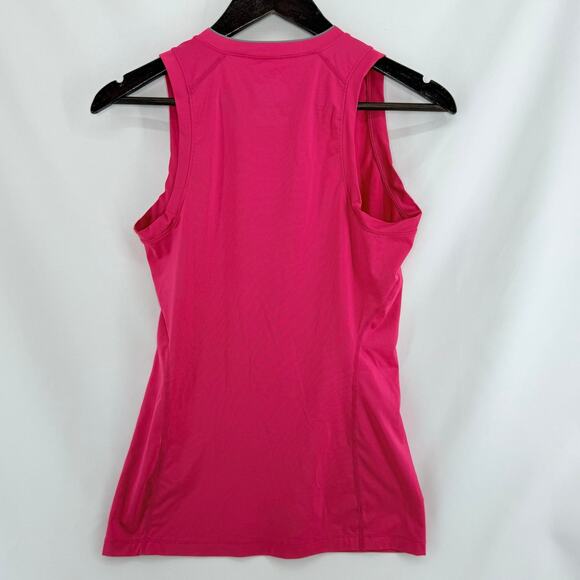 Nike Pro Combat Tank Top Womens Small Hot Pink Athletic Barbicore Running Gym - Picture 2 of 3